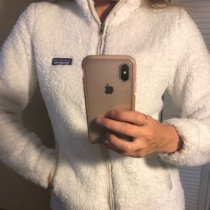 White Patagonia jacket